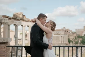 a couple in Rome