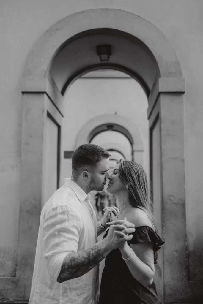 a couple in Florence