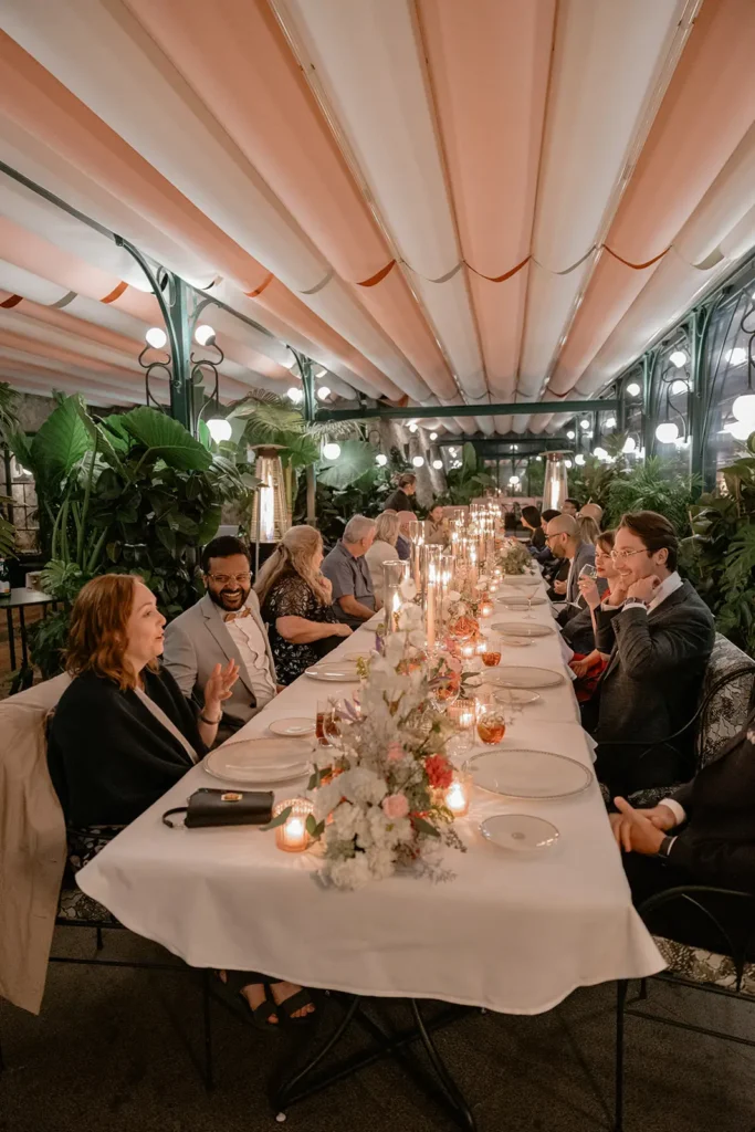 indoor dinner at palazzo Avino Ravello