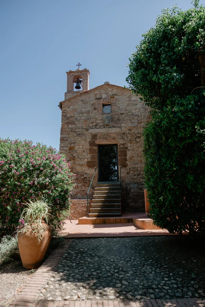 Little church at Podere San Giorgio, Palaia Tuscany